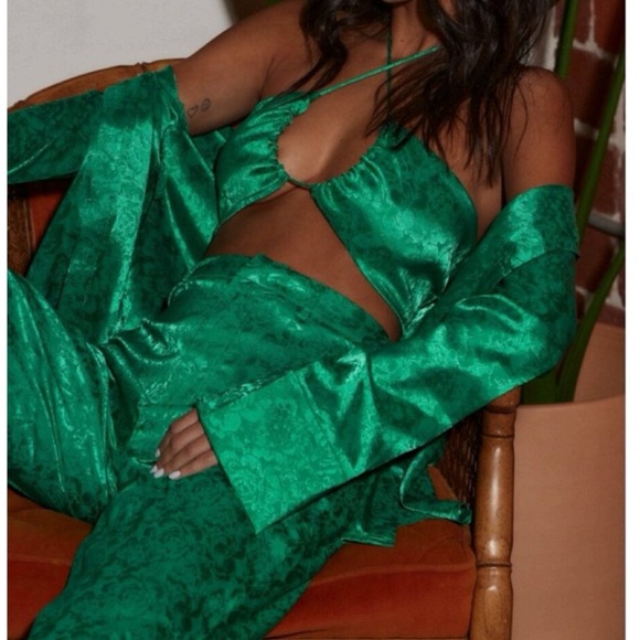 12th Tribe St Barths Emerald Pant NWT Medium - Picture 8 of 12